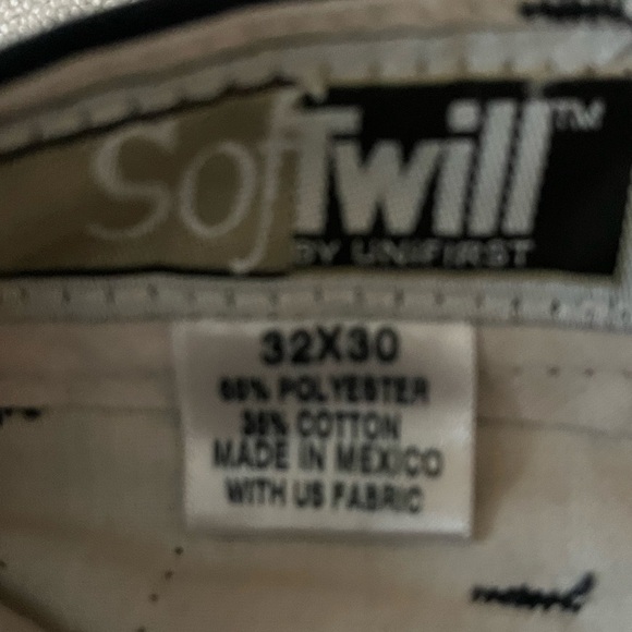 SoftTwill UniFirst Blue Industrial Cargo Pants Sz 32X30 - Picture 7 of 7